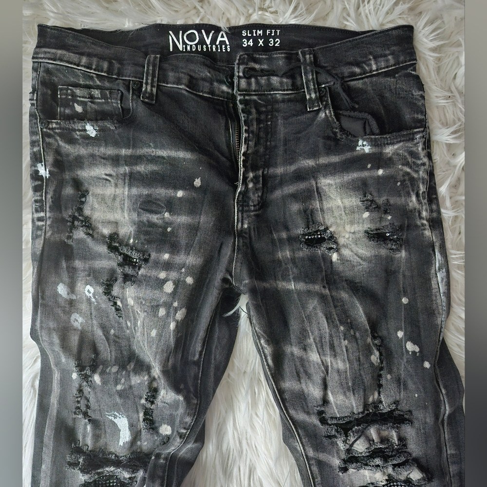 Stylish Black Slim Fit Jeans